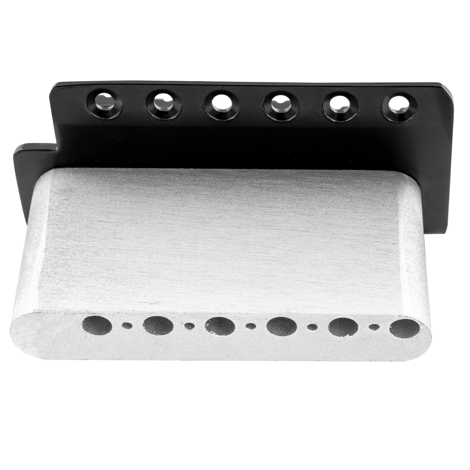 Wilkinson M Series 54mm (2-1/8 inch) String Spacing 6-Screw Modern Style Saddle Guitar Tremolo Bridge with Push-In Arm 36mm Bloc